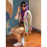 کت گلدوزی شده با دست کد C0401