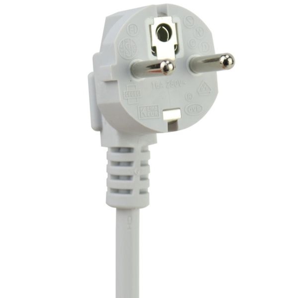 چند راهی 3 خانه برق ارت دار الدینیو SC3412 با کابل 2 متری + شارژر USB و Type-C