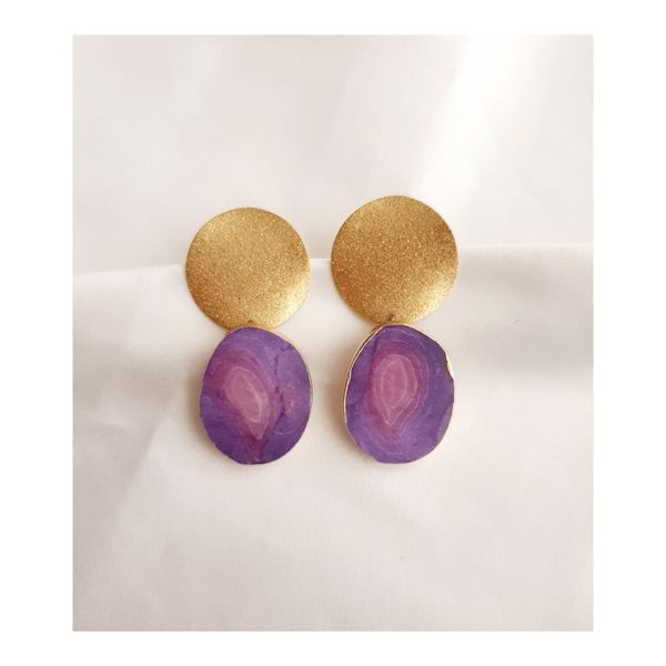 گوشواره فیک استون