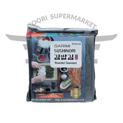 جلبک سوشی نوری گلد کره ای 100 عددی GARIMI