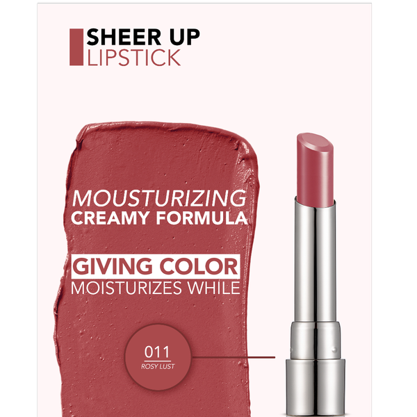 رژلب شیرآپ sheer up شماره های 001 تا 015