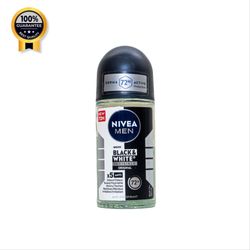 مام رول مردانه نیوآ Nivea اورجینال بلک اند وایت اینویزیبل 72 ساعته درما