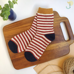 جوراب ساقدار پشمی زنانه طرحدار برند COCO & HANA