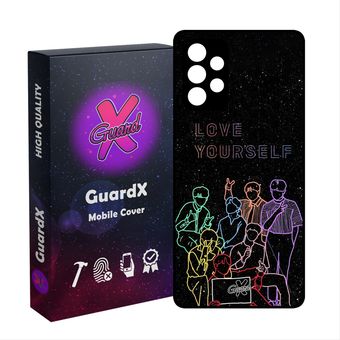 کاور گارد ایکس طرح BTS مدل Glass10439 مناسب برای گوشی موبایل سامسونگ Galaxy A23 4G