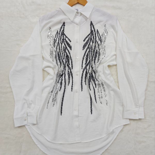 شومیز طرح برگ کد 105