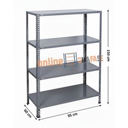 قفسه پیچ و مهره ای ارتفاع 1/5متری طول 95در عمق60سانتی متر