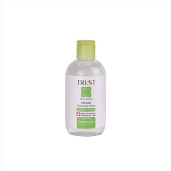 میسلارواتر پاک کننده آرایش تراست Trust پوست چرب و مختلط حجم 250 میل
