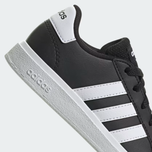Adidas Grand Court Lace-Up Shoes - Black | Kids' Lifestyle GW6503