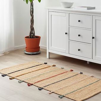 فرش دست باف ایکیا مدل RAKLEV ابعاد 160×70 سانتیمتر