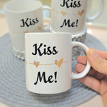 ماگ سرامیکی love طرح kiss me