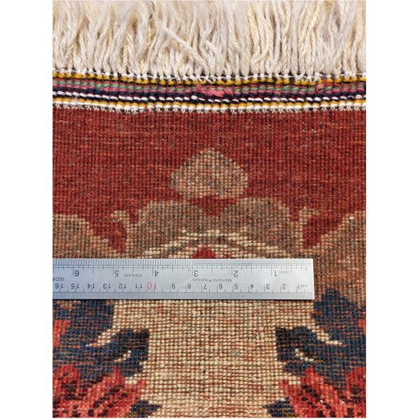 پادری دستباف تمام پشم (نقشه گل فرنگ ) کد 6063