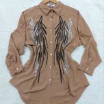 شومیز طرح برگ کد 105