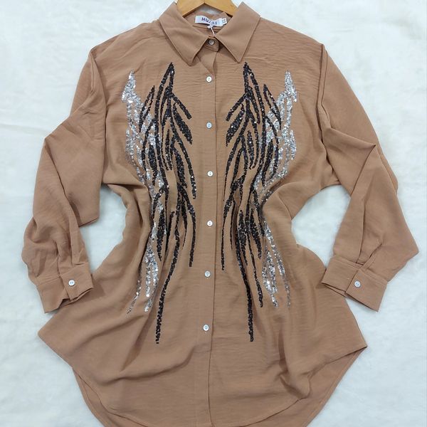 شومیز طرح برگ کد 105