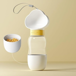 قمقمه‌ی آب و غذای سگ و گربه طرح ابر / Cloud portable water bottle for pet