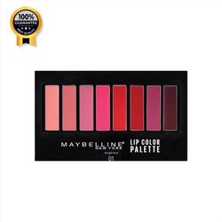 پالت رژ لب مات میبلین Maybelline اورجینال 8 رنگ Lip color palette