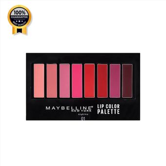 پالت رژ لب مات میبلین Maybelline اورجینال 8 رنگ Lip color palette