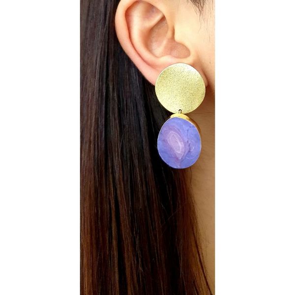 گوشواره فیک استون