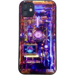 کاور قاب موبایل طرح برد مدار 3D