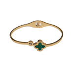 دستبند النگویی طرح ونکلیف نگین دار