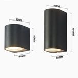 چراغ دیواری نیم هلال یک طرفه هالوژن خور GU10(کد: 110/1)