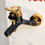 شیر حمام اسناپل مدل رُهام | طراحی لوکس، بدنه برنجی و پرلاتور کم‌مصرف