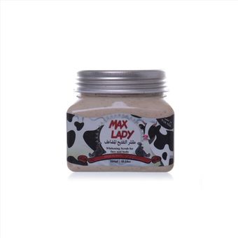 اسکراب شنی لایه بردار مکس لیدی Max lady اصلی مدل شیر حجم 300 میل