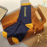 جوراب ساقدار مردانه کش انگلیسی پاشنه پنجه رنگی وارداتی