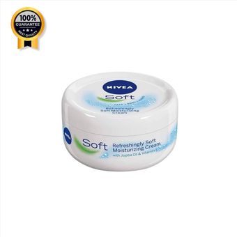 کرم سافت نیوآ Nivea اورجینال مرطوب کننده NIVEA SOFT حجم 300 میل