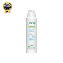 اسپری دئودورانت پیور سیمپل Simple اورجینال Pure بدون آلومینیوم حجم 250 میل