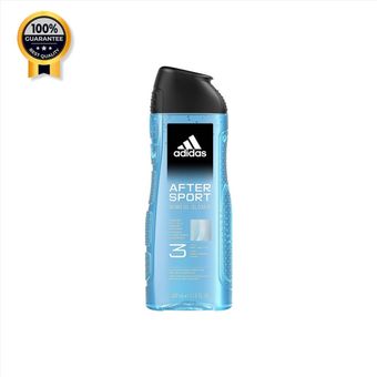 شامپو 3 کاره آدیداس Adidas اورجینال مدل After sport حجم 400 میل