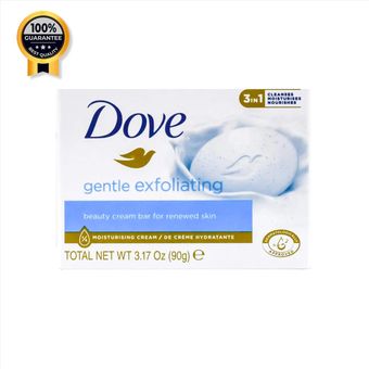 صابون لایه بردار داو Dove اورجینال سه در یک gentle exfoliating حجم 90 گرم