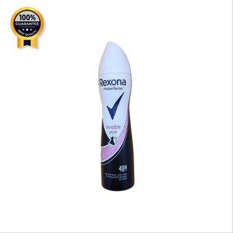 اسپری زنانه رکسونا Rexona اورجینال مدل invisible pure حجم 200 میل