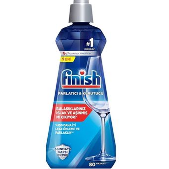مایع جلادهنده ماشین ظرفشویی فینیش Finish مدل Parlatici & kurutucu حجم 400 میل