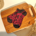 جوراب مچی ژاکارد زنانه طرح گیاه برند روپاپا