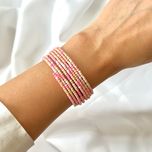 النگو فنری مهره صورتی