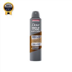 اسپری مردانه داو Dove اورجینال پودر مواد معدنی و چوب صندل  حجم 250 میل
