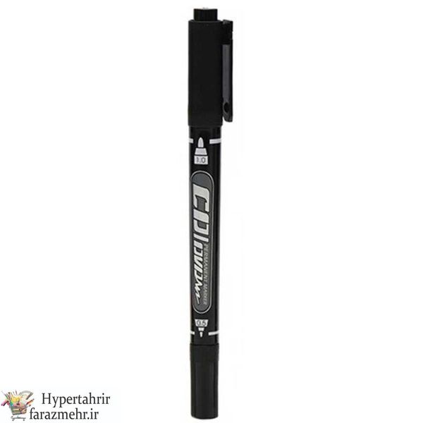 ماژیک سی دی اسکول مکس دو سر مدل AF2090 رنگبندی ( آبی - قرمز - مشکی )