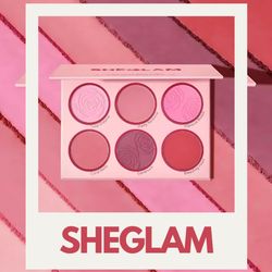 پالت سایه شیگلم در 6 رنگ ( Sheglam Blushing Bouquet Palette )