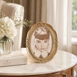 قاب عکس لوکس رومیزی و دیواری مدل ساده رنگ خاکی سایز 18×13(کد 4104 )