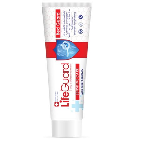 خمیر دندان حساس (Red Guard) برند لایف گارد با حجم 120 گرم