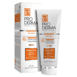 کرم ضد آفتاب و ضدچروک پرودرما با SPF90 "مناسب برای انواع پوست"