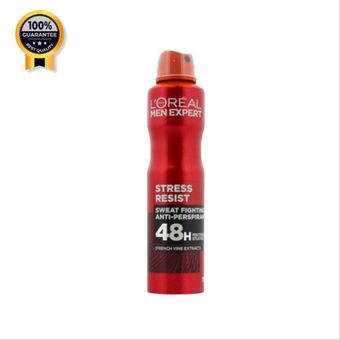 اسپری مردانه لورآل L'Oréal اورجینال مدل L'Oreal Men Expert Stress Resist حجم 250 میل