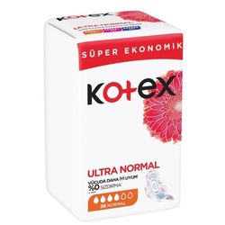 نوار بهداشتی کوتکس Kotex مدل Ultra Normal بسته 24 عددی