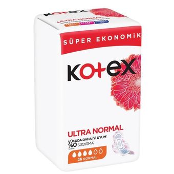 نوار بهداشتی کوتکس Kotex مدل Ultra Normal بسته 24 عددی