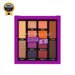 پالت سایه میبلین MAYBELLINE اورجینال مدل 12 رنگ Soda pop
