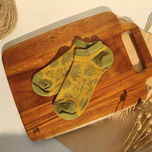 جوراب مچی ژاکارد زنانه طرح گیاه برند روپاپا