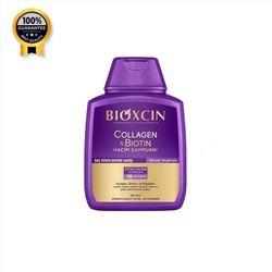 شامپو حجم دهنده بیوکسین Bioxcin اورجینال مدل ضد حساسیت کلاژن بیوتین  300 میل