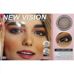 لنز چشم نیوویژن New vision اورجینال مدل 500 ساعته رنگ طوسی 3