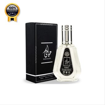 ادکلن مردانه حیاتی ارض الزعفران Ard al zaafaran اورجینال حیاتی مشکی حجم 50 میل