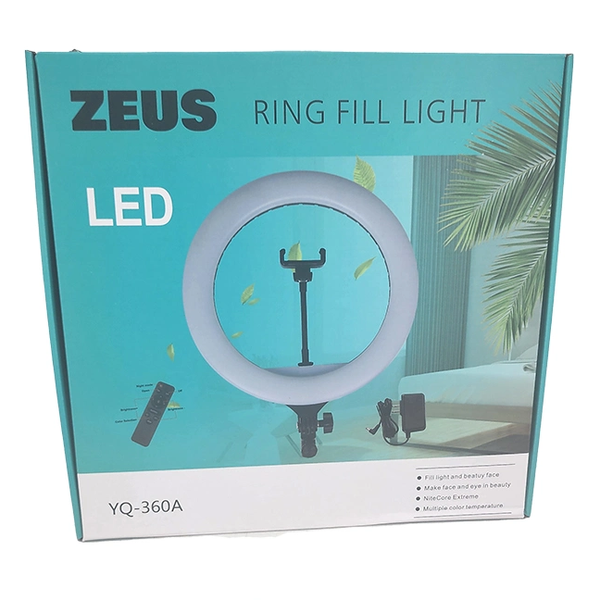 رینگ لایت عکاسی و تولید محتوا ZEUS YQ-360A